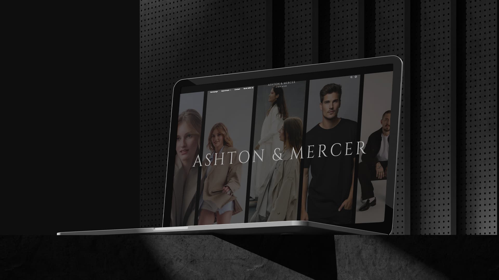 Ashton Mercer luxury fashion Shopify store